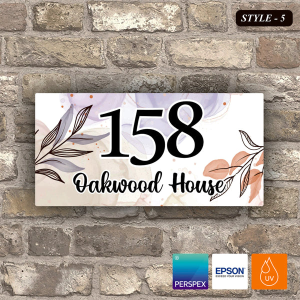 Modern Rectangular - Name Plate