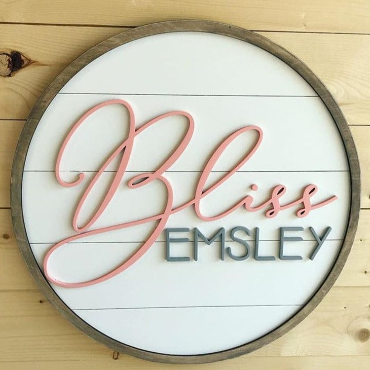 Bliss - Name Plate