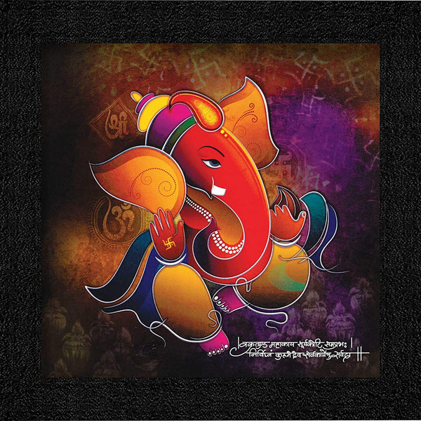 Ganesh Multi color - Wall Painting