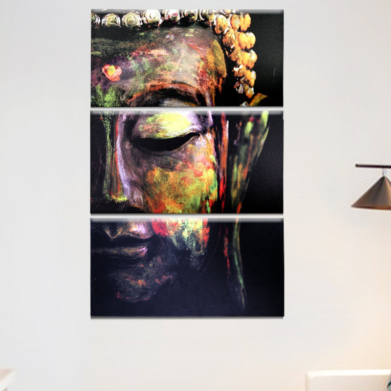 Peaceful Nirvana Buddha - Wall Painting