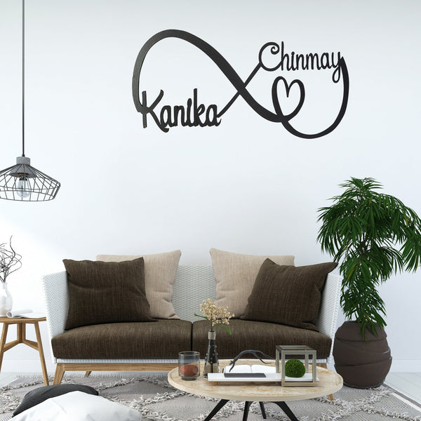 Customise Infinite Love - Wooden Acrylic Wall Decor || Wall Hanging