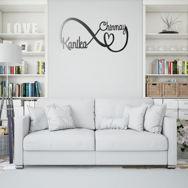 Customise Infinite Love - Wooden Acrylic Wall Decor || Wall Hanging