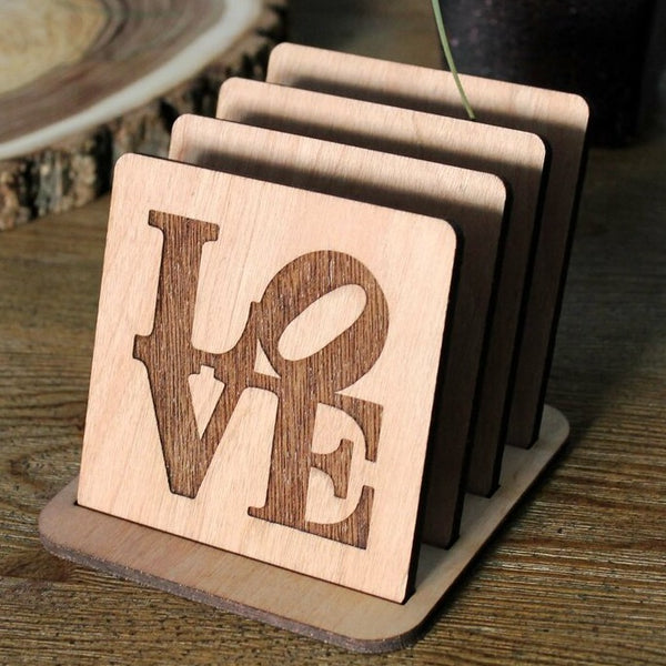 Love - Coasters (Pack of 4 Piece)