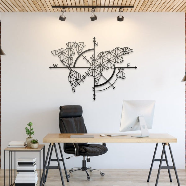 Map of Life - Wooden Acrylic Wall Decor || Wall Hanging