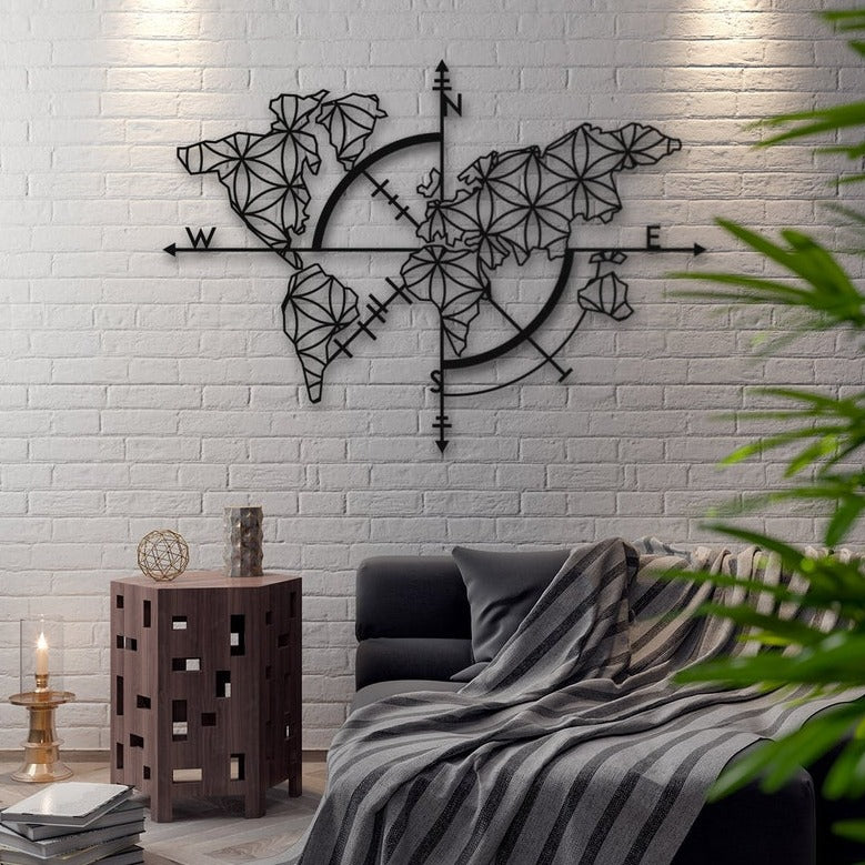 Map of Life - Wooden Acrylic Wall Decor || Wall Hanging