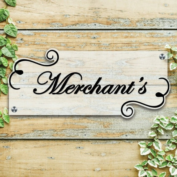 Merchants - Name Plate