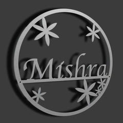 Flower Circle - Name Plate