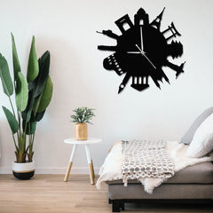 Seven Wonders - Wall Clock