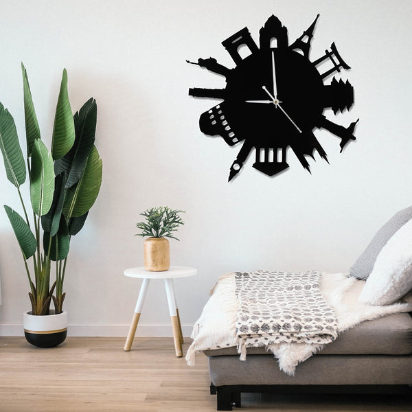 Seven Wonders - Wall Clock