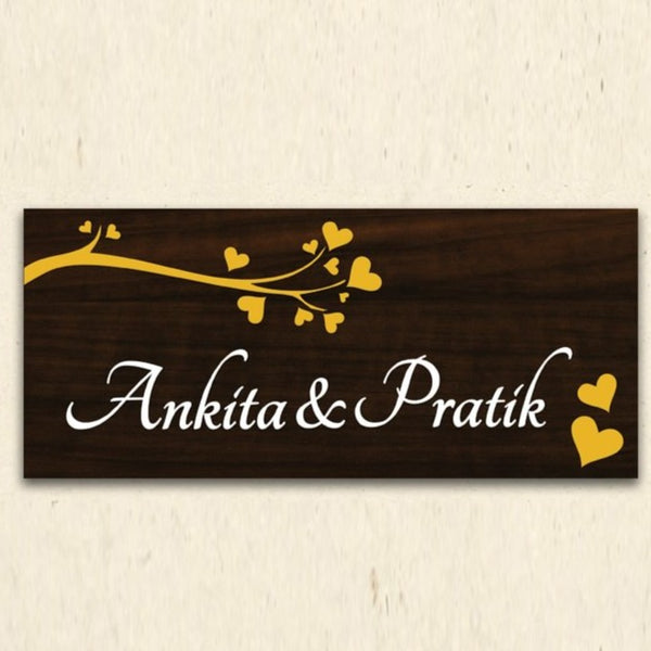Heart Leaf - Name Plate