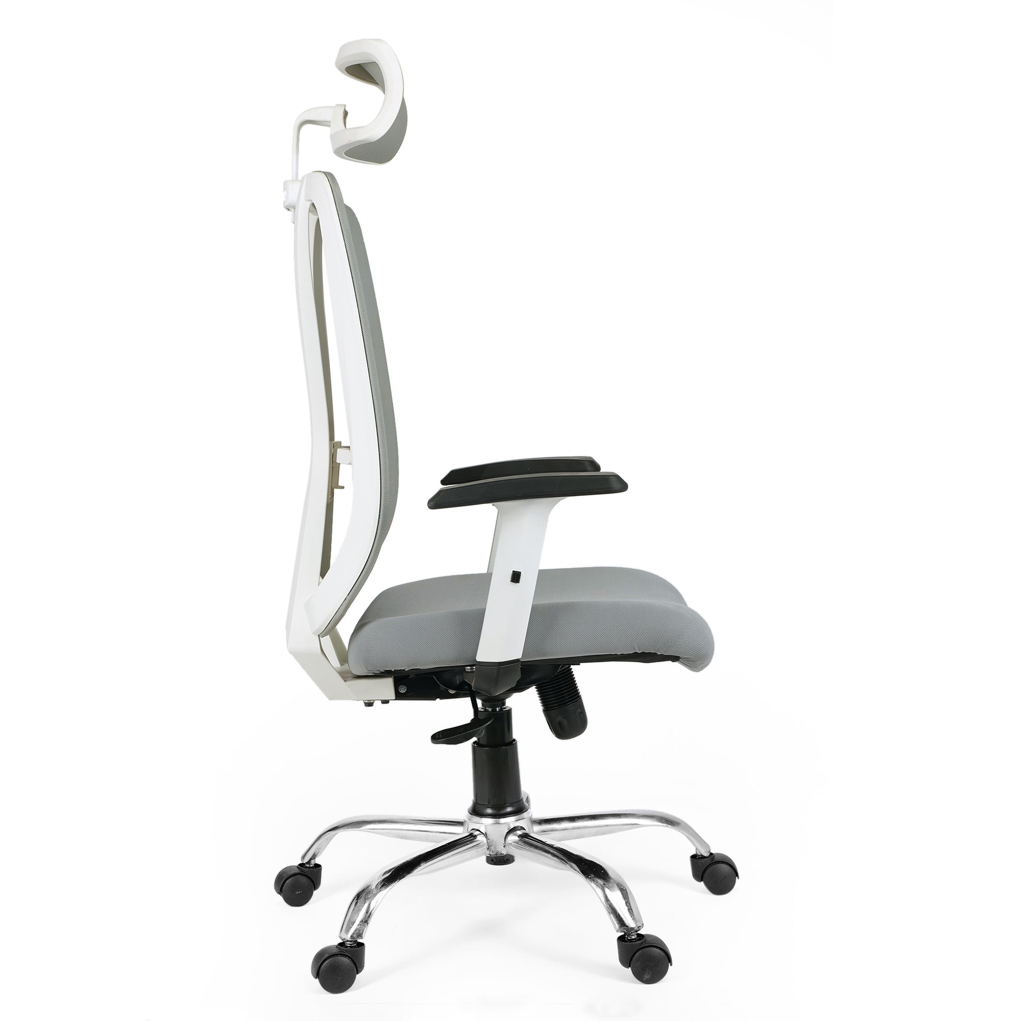 Tulip Low Back Office Chair with Mesh Back and Fixed Arms
