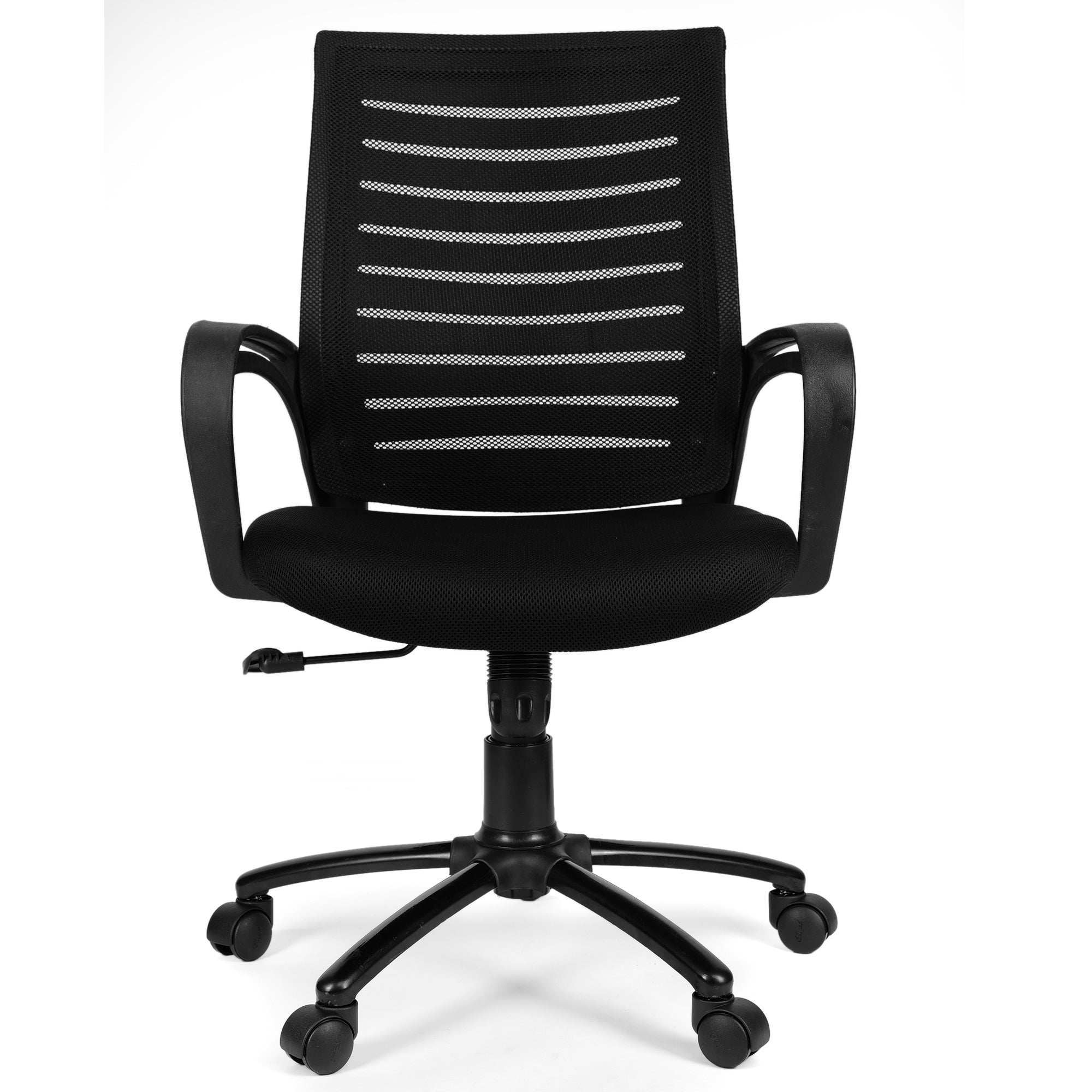 Sapphire Low Back Office Chair with Mesh Back and Fixed Arms