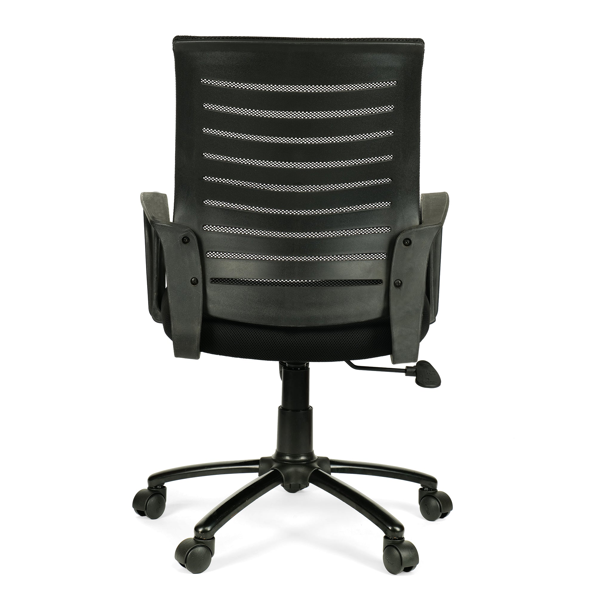 Sapphire Low Back Office Chair with Mesh Back and Fixed Arms