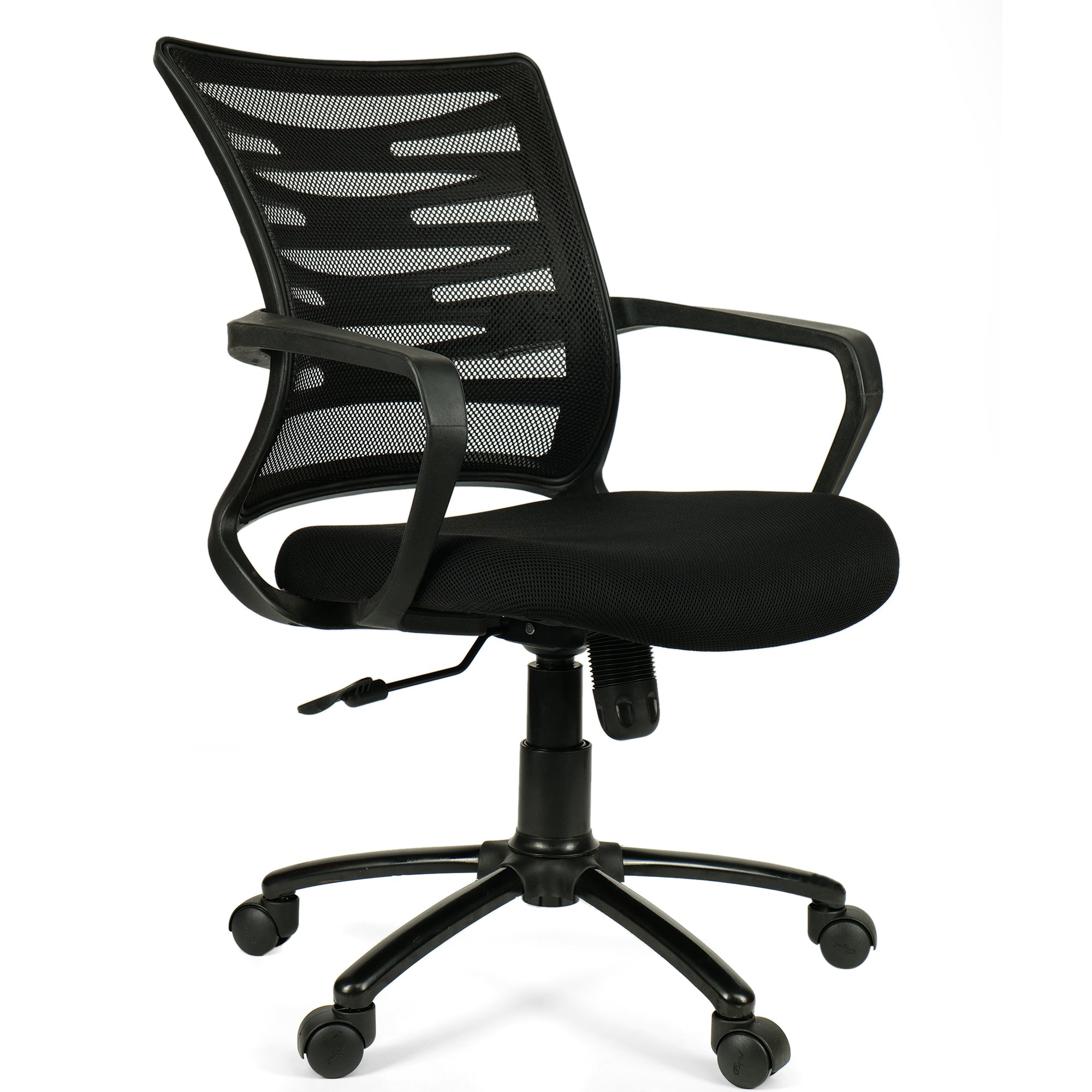 Apollo Low Back Office Chair with Mesh Back and Fixed Arms