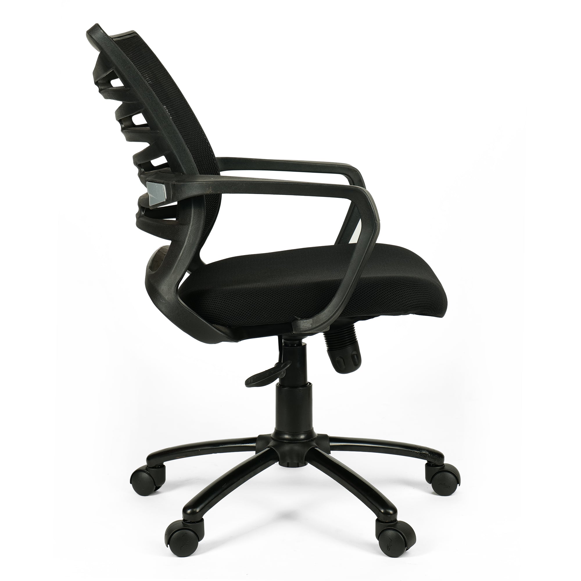 Apollo Low Back Office Chair with Mesh Back and Fixed Arms