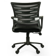 Apollo Low Back Office Chair with Mesh Back and Fixed Arms