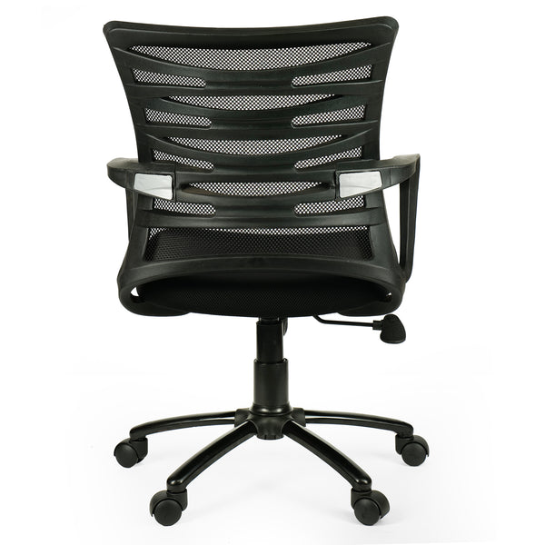 Apollo Low Back Office Chair with Mesh Back and Fixed Arms