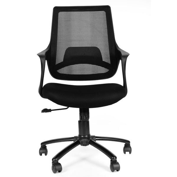 Arrow Low Back Office Chair with Mesh Back and Fixed Arms