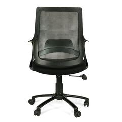 Arrow Low Back Office Chair with Mesh Back and Fixed Arms