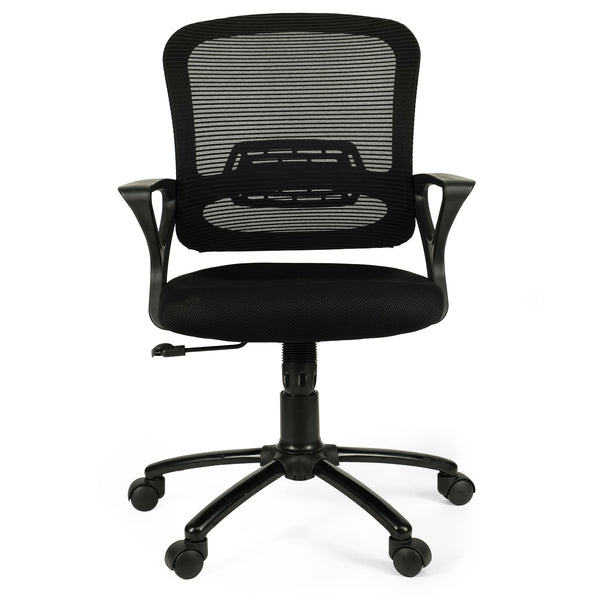 Sigma Low Back Office Chair with Mesh Back and Fixed Arms