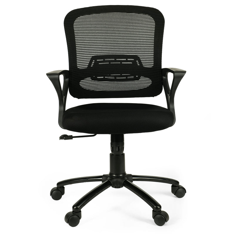 Sigma Low Back Office Chair with Mesh Back and Fixed Arms