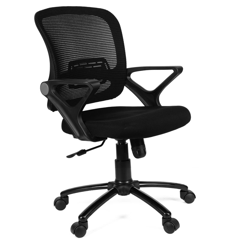 Sigma Low Back Office Chair with Mesh Back and Fixed Arms