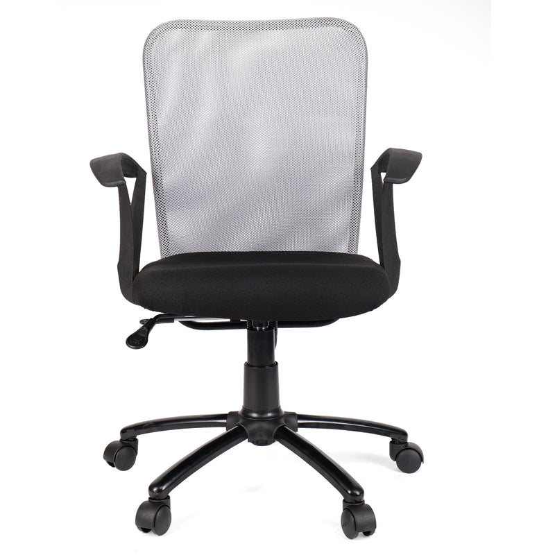 Alpha Low Back Office Chair with Mesh Back and Fixed Arms
