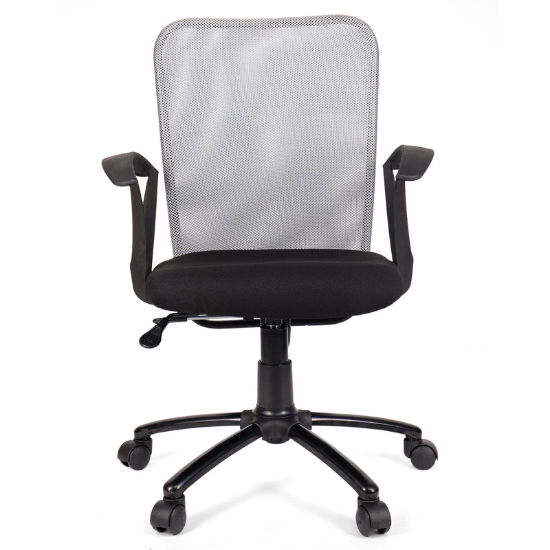 Alpha Low Back Office Chair with Mesh Back and Fixed Arms