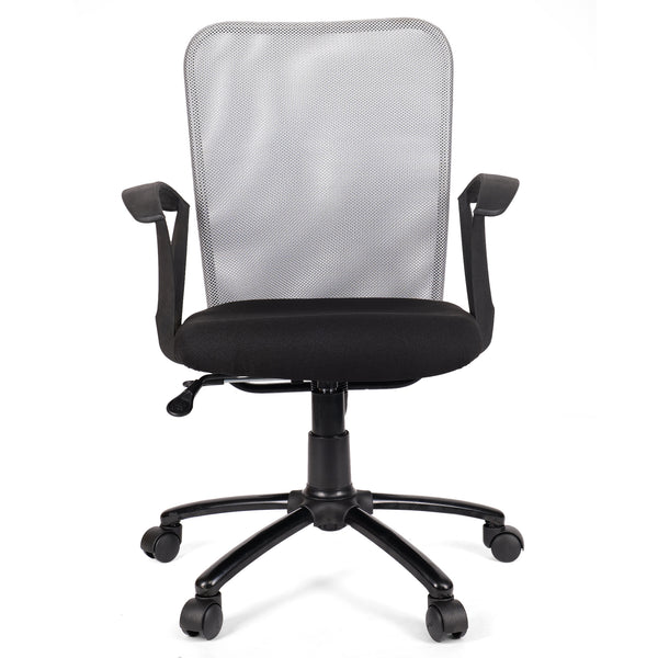 Alpha Low Back Office Chair with Mesh Back and Fixed Arms