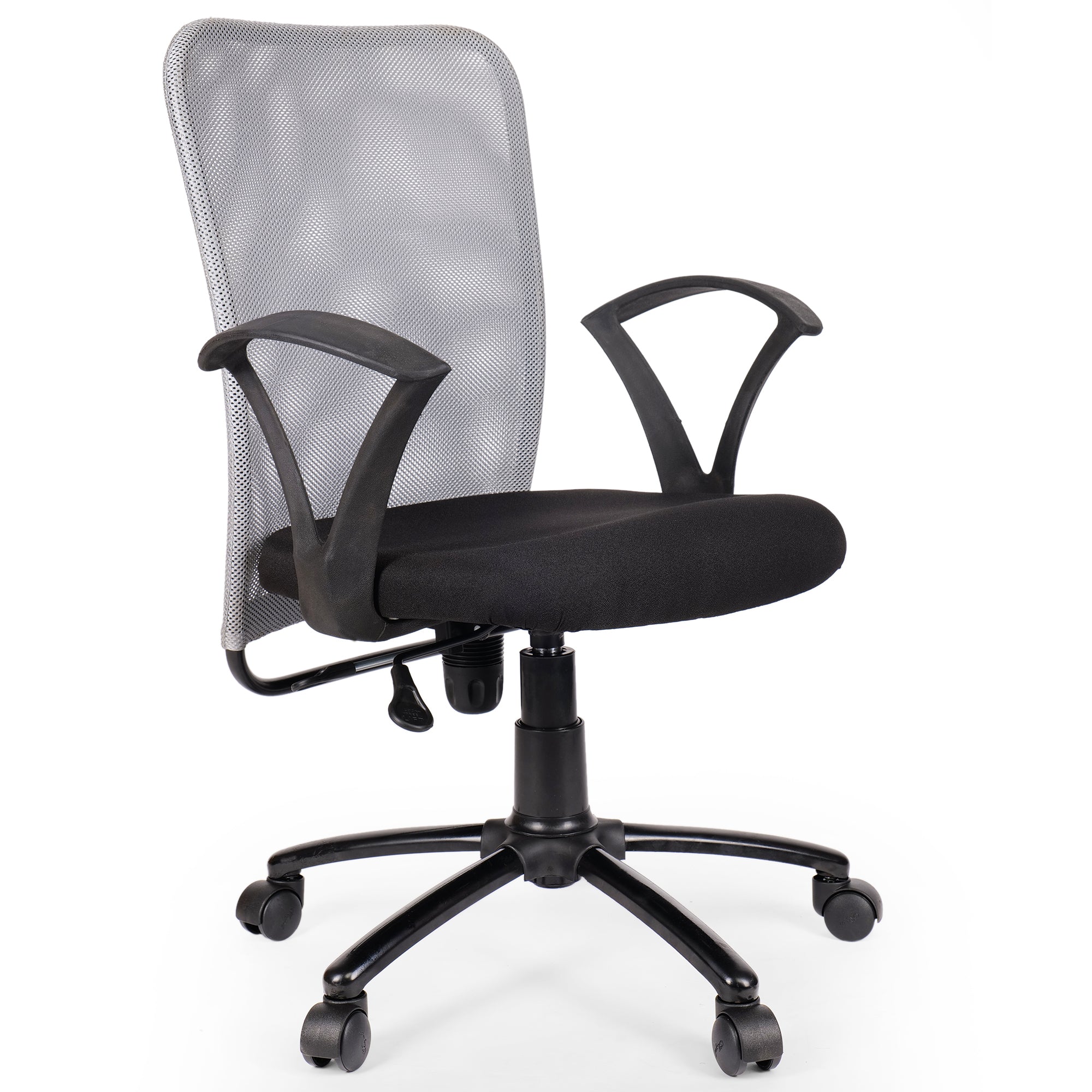 Alpha Low Back Office Chair with Mesh Back and Fixed Arms