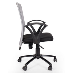 Alpha Low Back Office Chair with Mesh Back and Fixed Arms