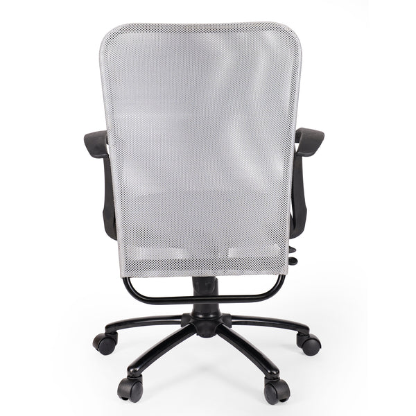 Alpha Low Back Office Chair with Mesh Back and Fixed Arms