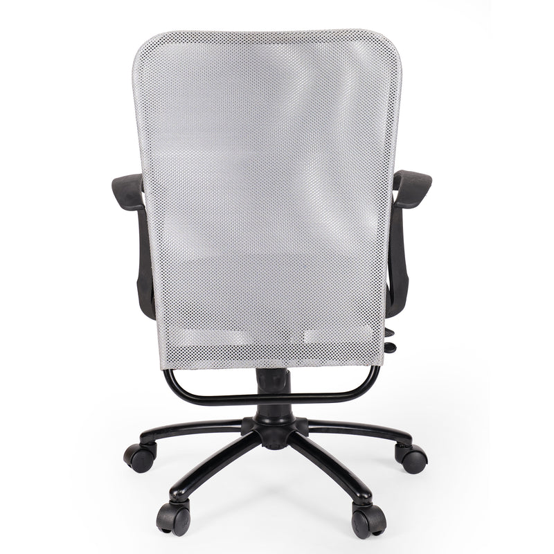 Alpha Low Back Office Chair with Mesh Back and Fixed Arms