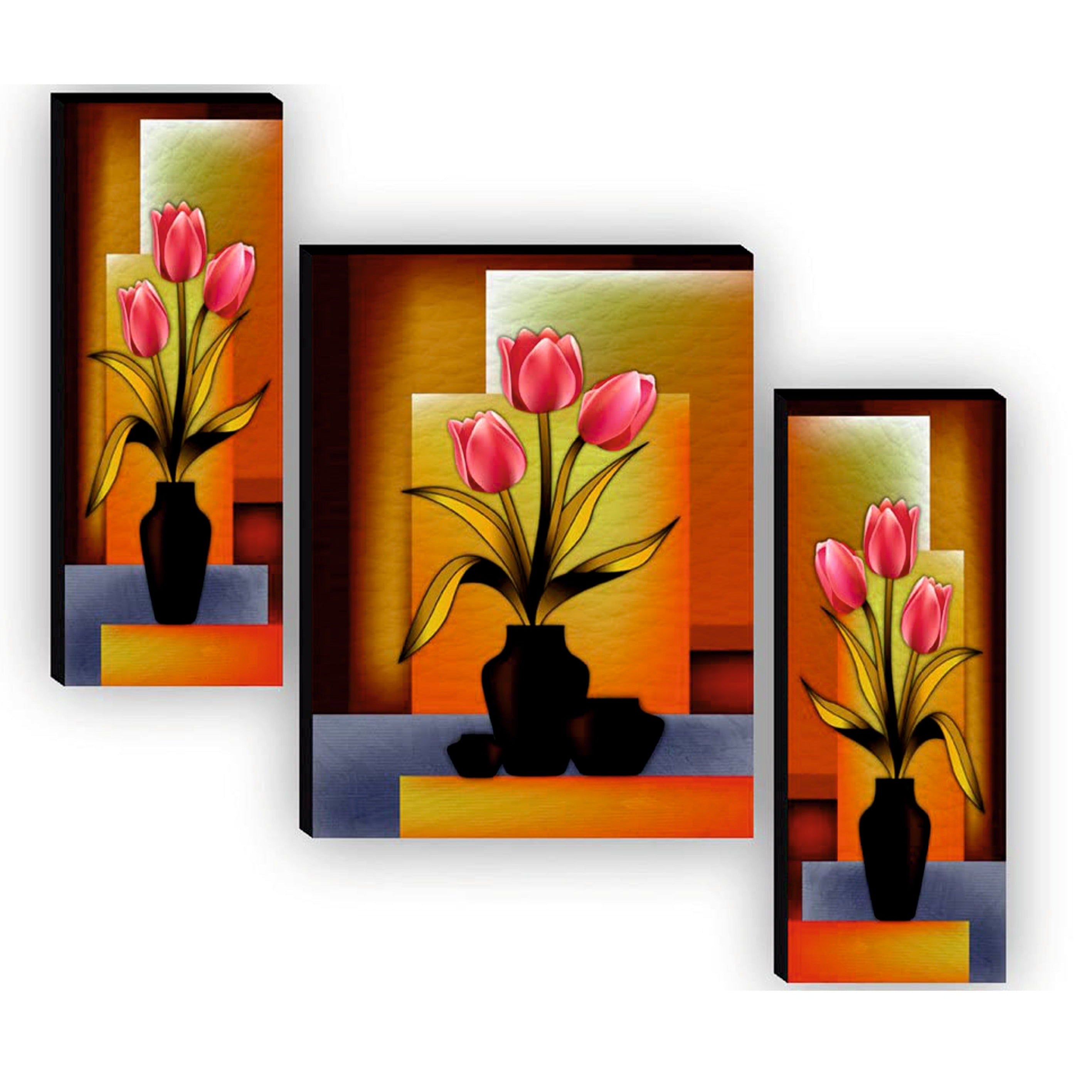 Pink Flower - Wall Painting