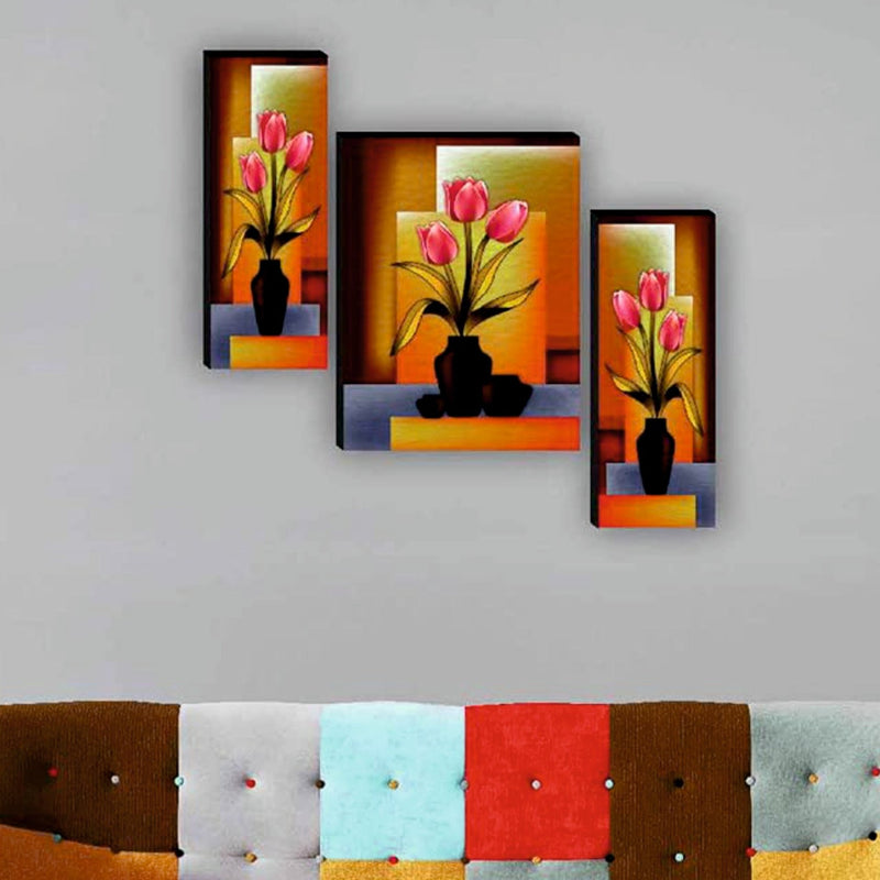 Pink Flower - Wall Painting