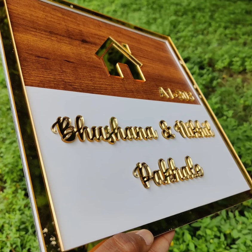Golden House - Name Plate