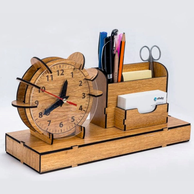 Card Holder Clock