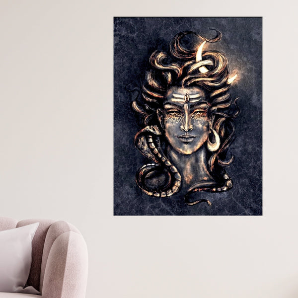 Shiva - Wall Painting