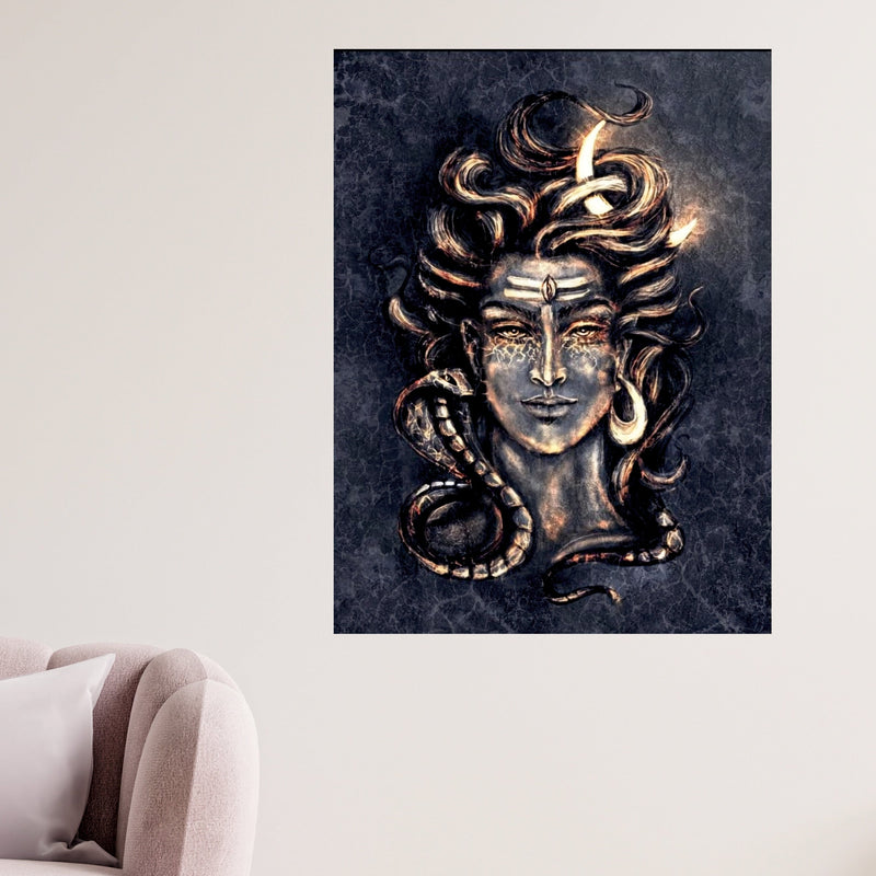 Shiva - Wall Painting
