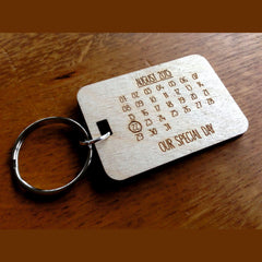 Special Day - Keychain Customised (Set of 4 Piece)
