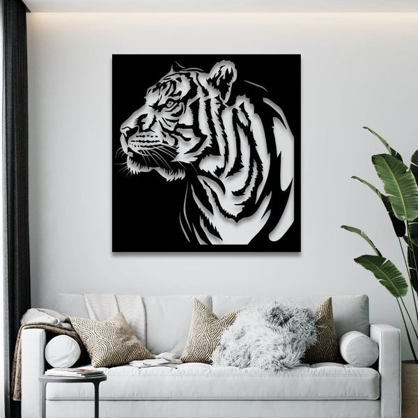 Tiger - Wooden Acrylic Wall Decor || Wall Hanging