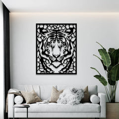 Tiger Roar - Wooden Acrylic Wall Decor || Wall Hanging