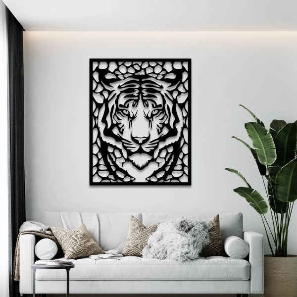 Tiger Roar - Wooden Acrylic Wall Decor || Wall Hanging