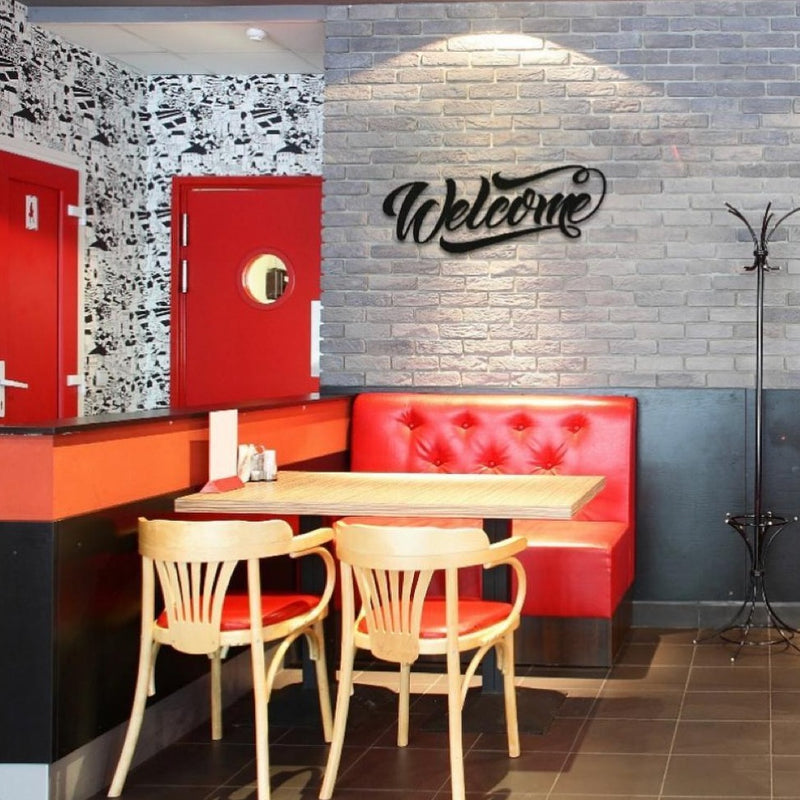 Welcome - Wooden Acrylic Wall Decor || Wall Hanging