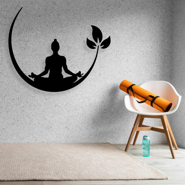 Nirvana Buddha - Wooden Acrylic Wall Decor || Wall Hanging