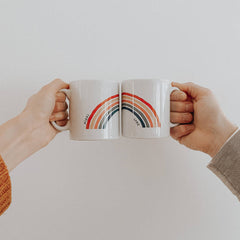 Rainbow - Personalized Mug (Set of 2 Mugs)