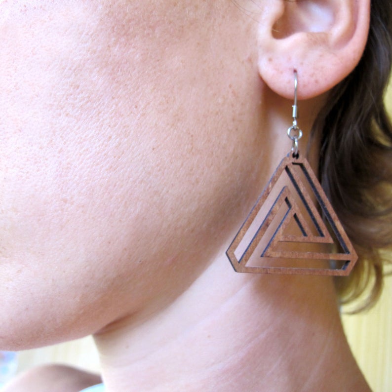 Triangle Dangle - Earrings