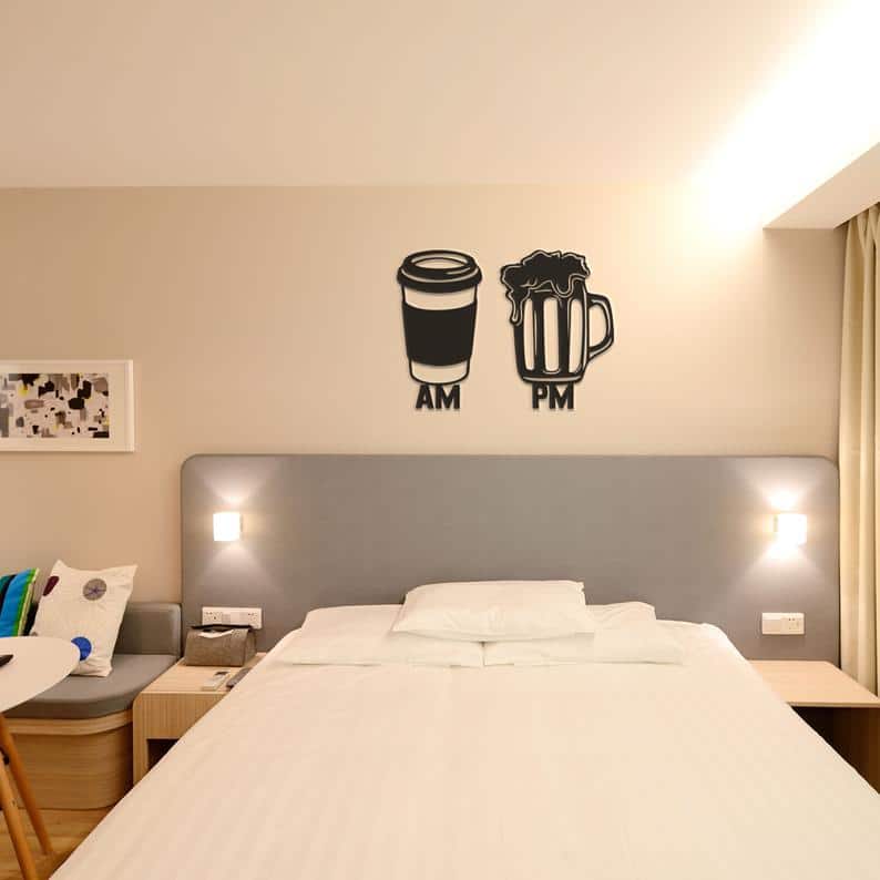 AM to PM - Wooden Acrylic Wall Decor || Wall Hanging