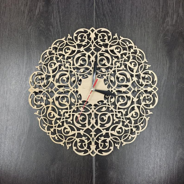 Geometric Floral - Wall Clock