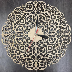 Geometric Floral - Wall Clock